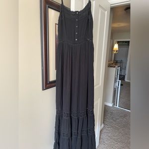 Forver21 black maxi dress NWT